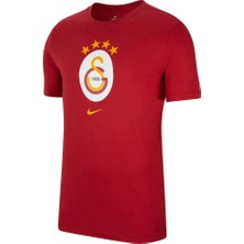 Nike Gs M Nk Tee Evergreen Crest Erkek Kırmızı T-Shirt - CZ5642-628