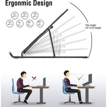 Nusrat Bilişim Ayarlanabilir Laptop Standı 7 Kademe