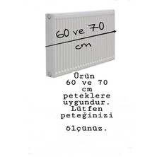 Talas Tozu Petek Üstü Beyaz Raf Dresuar 80CM (60-70 cm Petege Uygun)