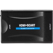 Microcase HDMI To Scart Dönüştürücü Adaptör Siyah - AL2620