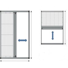 Tezcan Sineklik Pileli Pilise Sineklik (80X160)