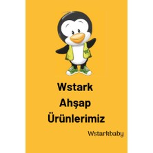 Wstark Ahşap Saksılık 3'lü Çiçeklik Standı