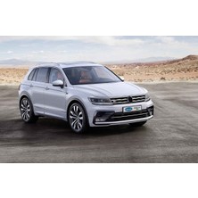 OMSA VW Tiguan Krom Far Üstü Çıta 3 Parça 2016-2020 Arası