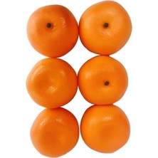 Nettenevime Yapay Mandalina 6'lı Paket Yapay Meyve
