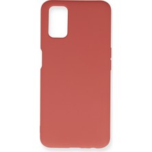 Zipax Oppo A52 Kılıf Nano Içi Kadife  Silikon - Kiremit