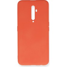 Zipax Oppo Reno 2z Kılıf Nano Içi Kadife  Silikon - Turuncu