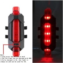 Forte Gt Bisiklet Işığı USB Şarjlı LED Ön Arka Set Xbyc 6116