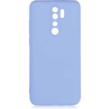 Gpack Xiaomi Redmi Note 8 Pro Kılıf Mara Silikon Mat Soft Kamera Korumalı Lansman Mor