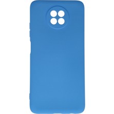 Zipax Xiaomi Redmi Note 9 5g Kılıf Nano Içi Kadife  Silikon - Mavi