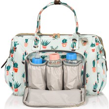 Lal Baby Baggage Bag Kaktüs Omuz Askılı Anne Bebek Bakım Çantası