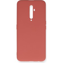 Zipax Oppo Reno 2z Kılıf Nano Içi Kadife  Silikon - Kiremit