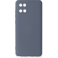 Zipax Samsung Galaxy A81 / Note 10 Lite Kılıf Nano Içi Kadife  Silikon - Gri