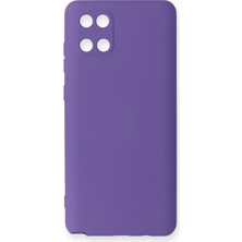 Zipax Samsung Galaxy A81 / Note 10 Lite Kılıf Nano Içi Kadife  Silikon - Mor