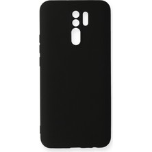 Newface Xiaomi Redmi 9 Kılıf Nano Içi Kadife  Silikon - Siyah