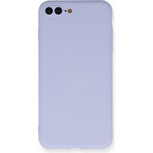 Zipax Apple Iphone 8 Plus Kılıf Nano Içi Kadife  Silikon - Lila
