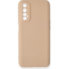 Newface Realme 7 Kılıf Nano Içi Kadife  Silikon - Pudra