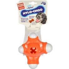 Gigwi Nylo-Choo Köpekler Için Diş Kaşıyıcı Ödül Oyuncağı 15 cm Turuncu