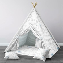 instababyrooms Dijital Baskılı Kızıldereli Çocuk Bebek Odası Oyun Çadırı Model: 1415