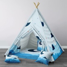 instababyrooms Dijital Baskılı Kızıldereli Çocuk Bebek Odası Oyun Çadırı Model: 1344