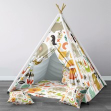 instababyrooms Dijital Baskılı Kızıldereli Çocuk Bebek Odası Oyun Çadırı Model: 1390