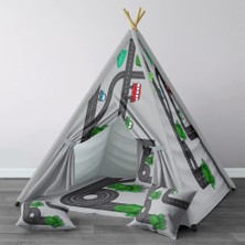 instababyrooms Dijital Baskılı Kızıldereli Çocuk Bebek Odası Oyun Çadırı Model: 295