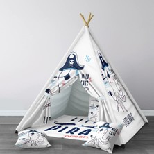 instababyrooms Dijital Baskılı Kızıldereli Çocuk Bebek Odası Oyun Çadırı Model: 031