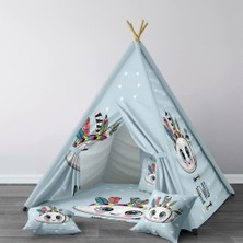 instababyrooms Dijital Baskılı Kızıldereli Çocuk Bebek Odası Oyun Çadırı Model: 147