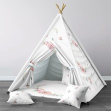 instababyrooms Dijital Baskılı Kızıldereli Çocuk Bebek Odası Oyun Çadırı Model: 1396