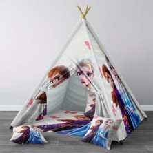 instababyrooms Dijital Baskılı Kızıldereli Çocuk Bebek Odası Oyun Çadırı Model: 290