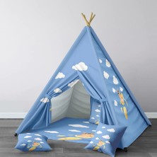 instababyrooms Dijital Baskılı Kızıldereli Çocuk Bebek Odası Oyun Çadırı Model: 069