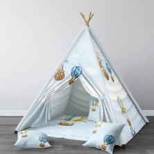 instababyrooms Dijital Baskılı Kızıldereli Çocuk Bebek Odası Oyun Çadırı Model: 171