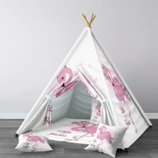 instababyrooms Dijital Baskılı Kızıldereli Çocuk Bebek Odası Oyun Çadırı Model: 049