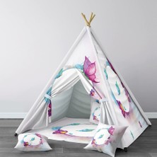 instababyrooms Dijital Baskılı Kızıldereli Çocuk Bebek Odası Oyun Çadırı Model: 225