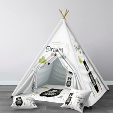 instababyrooms Dijital Baskılı Kızıldereli Çocuk Bebek Odası Oyun Çadırı Model: 094