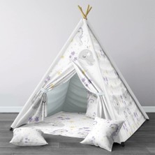 instababyrooms Dijital Baskılı Kızıldereli Çocuk Bebek Odası Oyun Çadırı Model: 1421