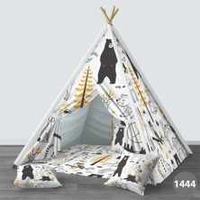 instababyrooms Dijital Baskılı Kızıldereli Çocuk Bebek Odası Oyun Çadırı Model: 1445