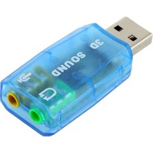 Brs 3D Harici USB 5+1 Ses Kartı-External Ses Kartı