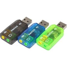 Brs 3D Harici USB 5+1 Ses Kartı-External Ses Kartı