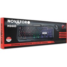 Hadron Novator HD865 USB Girişli Oyuncu Klavye + Mouse