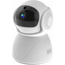 ZSZH ZAS-5G01 1080P Ev 5G Wifi Çift Bantlı Panoramik Kamera - Ab Fişi (Yurt Dışından)