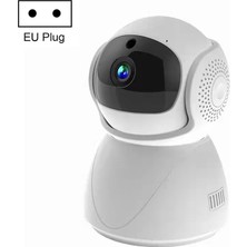 ZSZH ZAS-5G01 1080P Ev 5G Wifi Çift Bantlı Panoramik Kamera - Ab Fişi (Yurt Dışından)