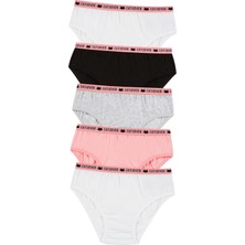Penti Çok Renkli Kız Çocuk Cat Lover 5li Slip Külot