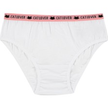 Penti Çok Renkli Kız Çocuk Cat Lover 5li Slip Külot
