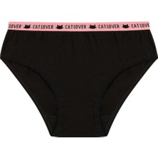 Penti Çok Renkli Kız Çocuk Cat Lover 5li Slip Külot