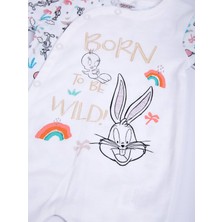Looney Tunes Lisanslı Bebek Patikli Tulum 18511