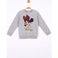 Minnie Mouse Lisanslı Çocuk Sweatshirt 18411