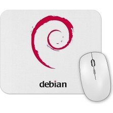 Baskı Dükkanı Debian Mouse Pad