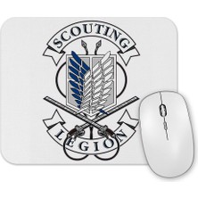 Baskı Dükkanı Attck On Titan Scoutıng Mouse Pad