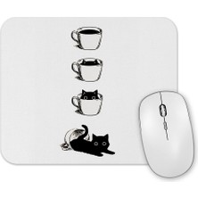 Baskı Dükkanı Gato Na Chicara Cat Kedi Mouse Pad