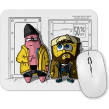 Baskı Dükkanı Jay And Silent Bob Pat And Silent Bob Squarepants Mouse Pad